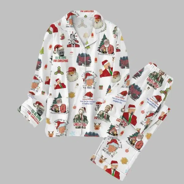 Funny Trump Christmas Pajamas Set 2