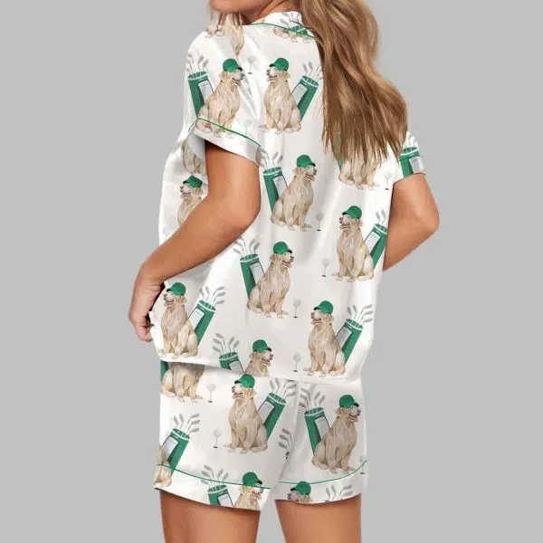 Golden Retriever Golf Pajama Set 4