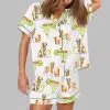 Golden Retriever Old Fashioned Pajama Set 2