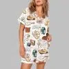 Good Morning Breakfast Kitchen Food Bread Pajama Set 3