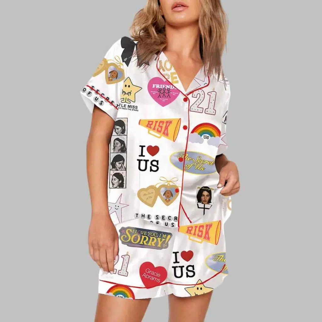 Gracie Abrams The Secret Of Us Print Pajama Set 2