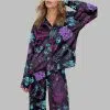 Graffiti Arcane Satin Pajama Set 2