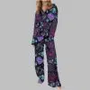 Graffiti Arcane Satin Pajama Set 3