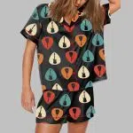Guita Music Art Print Pajama Set