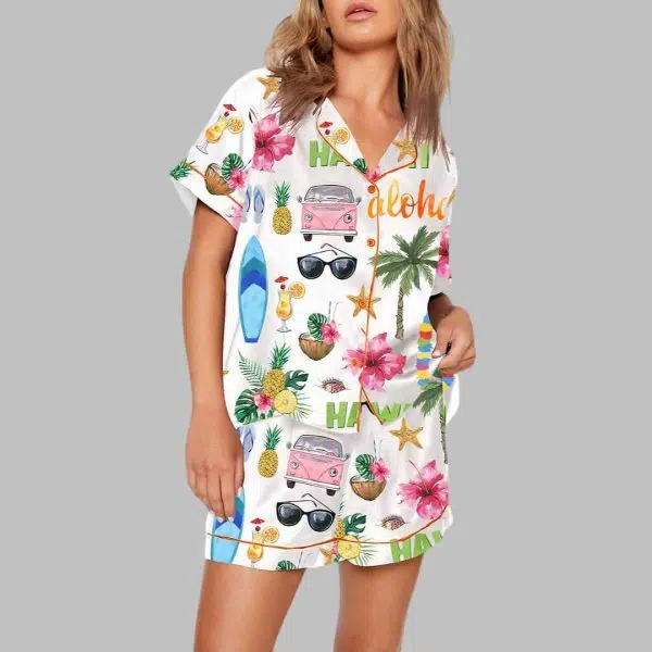 Hawaii Travel Pajama Set 4