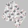 Hippopotamus Christmas Pajamas Set 2