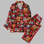 Homer Simpson Santa Family Pajamas Set