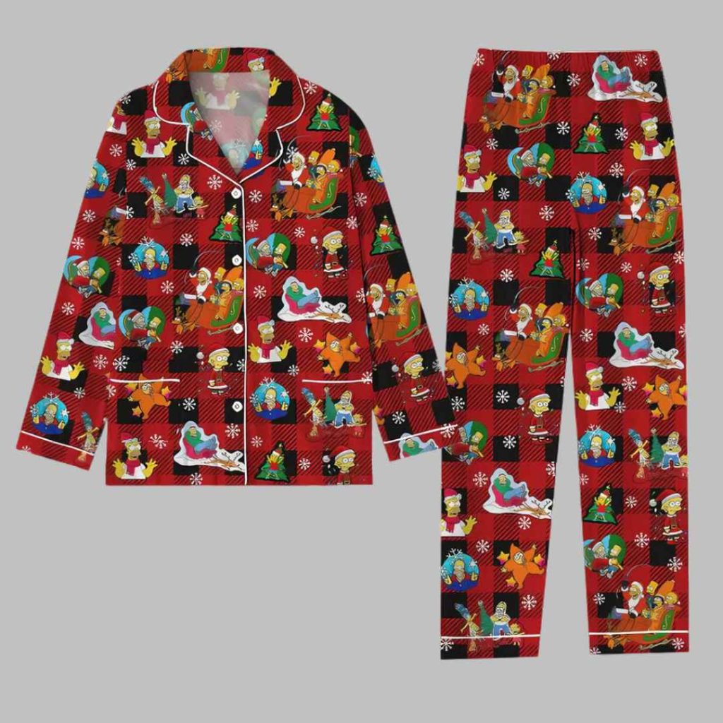 Homer Simpson Santa Pajama Set 3 Homer Simpson Santa Pajama Set 3