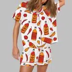 Hot People Like Hot Sauce Pajama Set