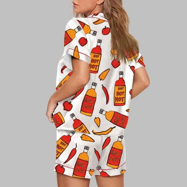 Hot People Like Hot Sauce Pajama Set 4