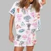 Italian Food and Drink Pajama Set 2