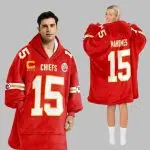 Kansas City Football Unisex Blanket Hoodie