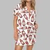 Ketchup Bottle Satin Pajama Set 4