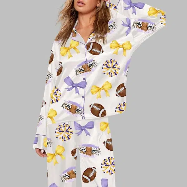 LSU Football Pajama Set 2