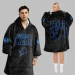Lions Football Unisex Blanket Hoodie