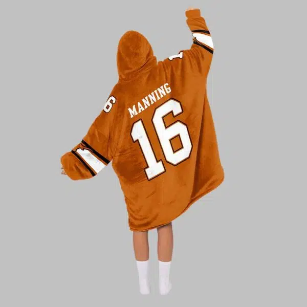 Longhorns Football Unisex Blanket Hoodie 4