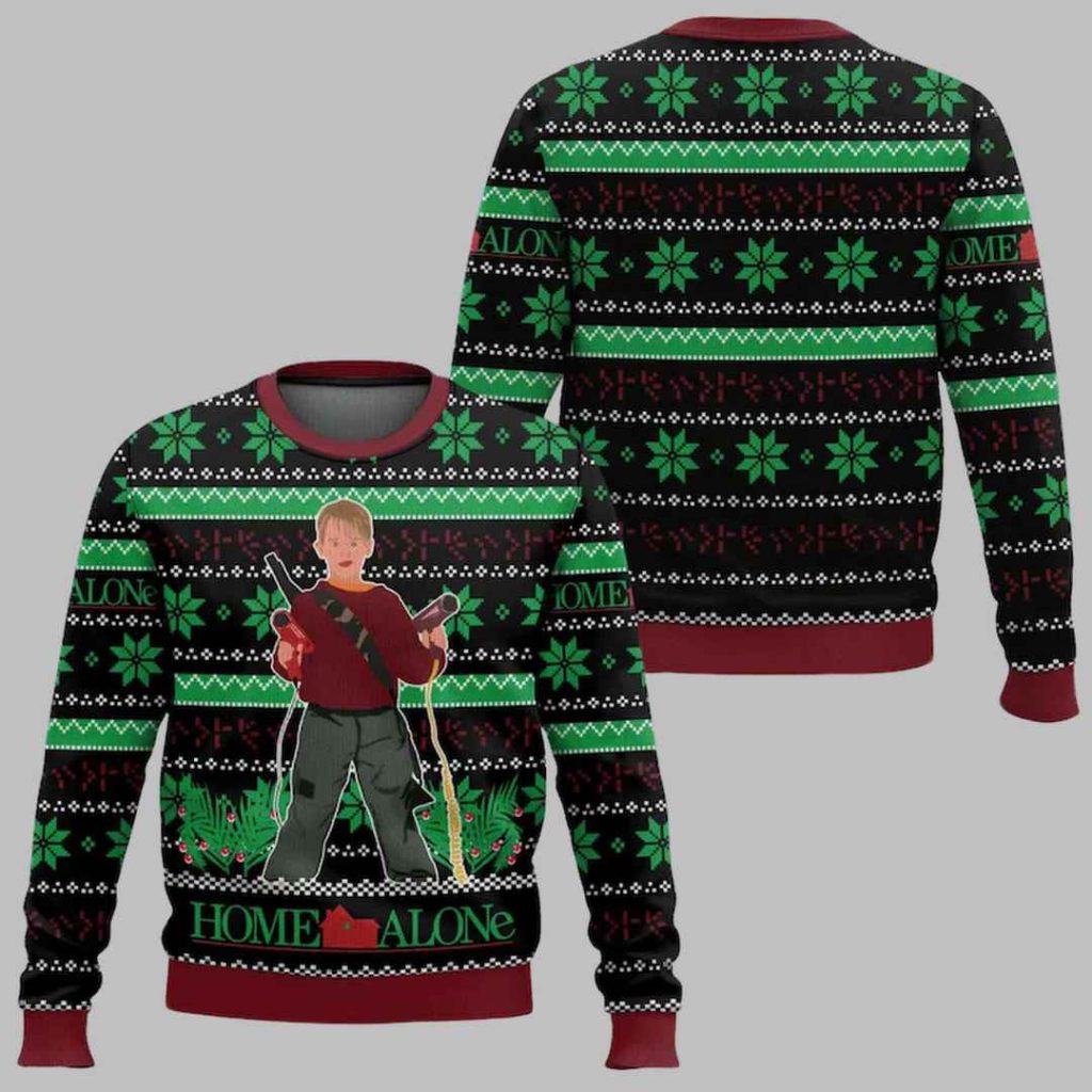 Look Kevin Home Alone Ugly Christmas Sweater 3 Look Kevin Home Alone Ugly Christmas Sweater 3