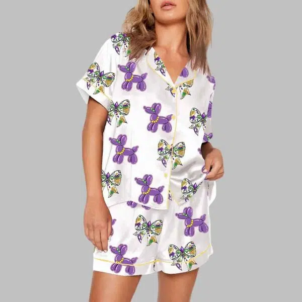 Mardi Gras Dog Pajama Set 3