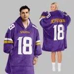 Minnesota Football Blanket Hoodie