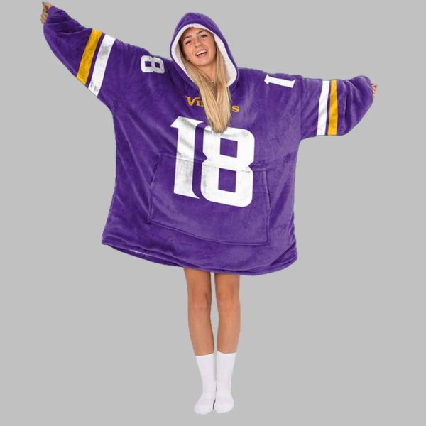 Minnesota Football Blanket Hoodie 3