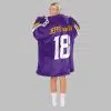 Minnesota Football Blanket Hoodie 4