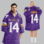 Minnesota Football Unisex Blanket Hoodie