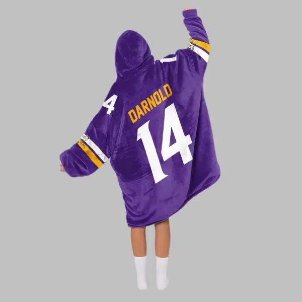 Minnesota Football Unisex Blanket Hoodie 3 1