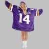 Minnesota Football Unisex Blanket Hoodie 4 1