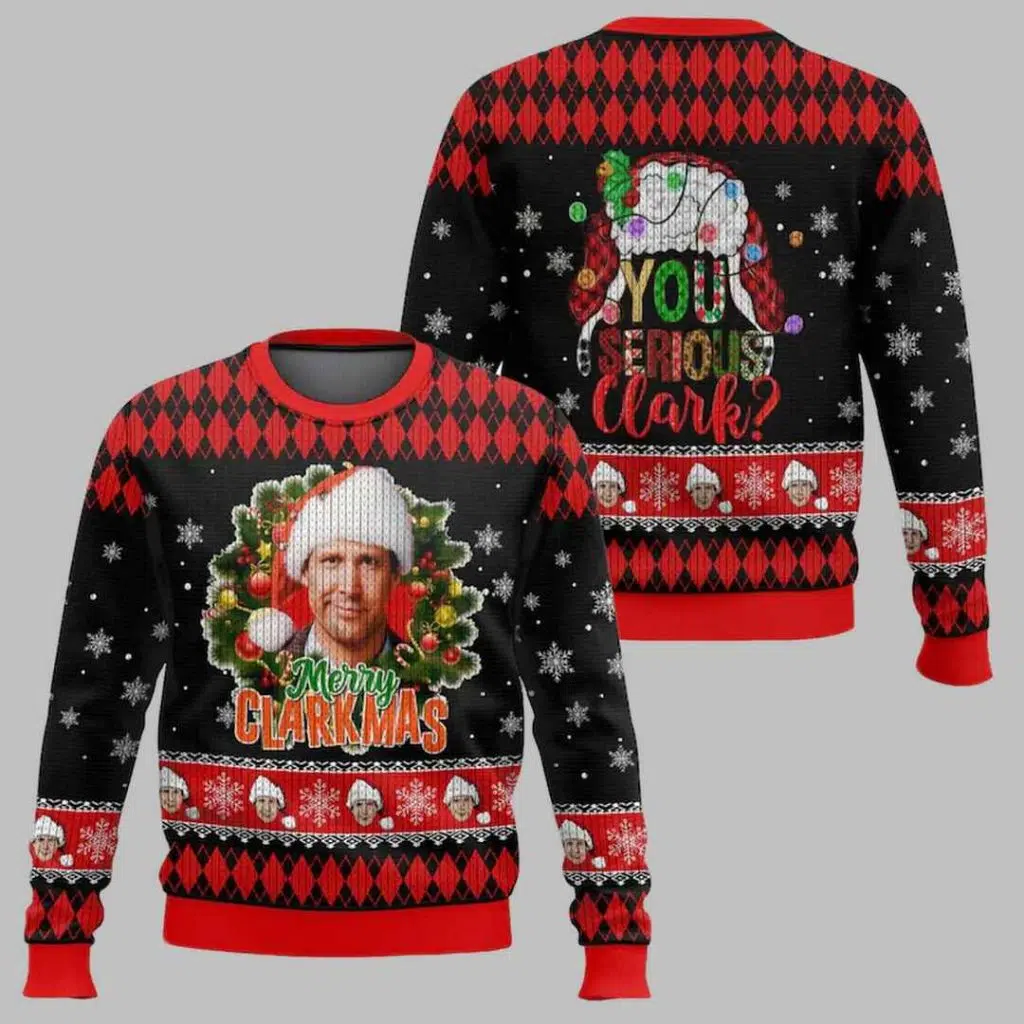 National Lampoon Clark Griswold Ugly Christmas Sweater 2