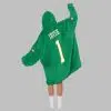 Notre Dame Fighting Irish Football Unisex Blanket Hoodie 4