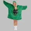 Notre Dame Fighting Irish They Not Like Us Football Blanket Hoodie 3