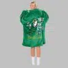 Notre Dame Fighting Irish They Not Like Us Football Blanket Hoodie 4