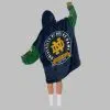 Notre Dame Football Blanket Hoodie 3 1