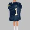 Notre Dame Football Blanket Hoodie 4