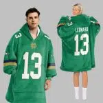 Notre Dame Football Unisex Blanket Hoodie
