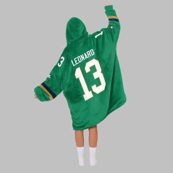 Notre Dame Football Unisex Blanket Hoodie 3 1