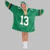 Notre Dame Football Unisex Blanket Hoodie 4