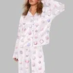 Ocean Shells Valentine's Day Pajama Set