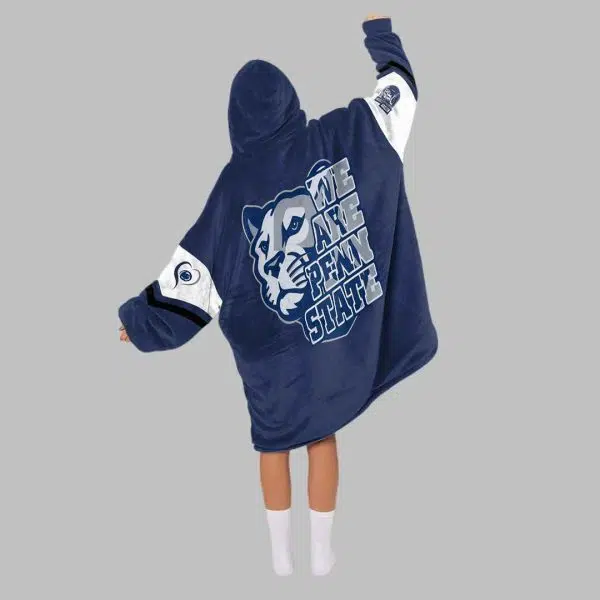 Penn State Nittany Lions Football Blanket Hoodie 4