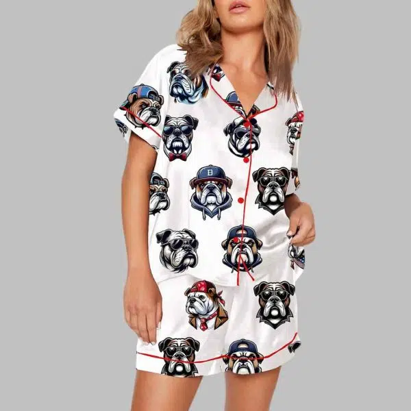 Perfectly Aged Bulldogs Pajama Set 3