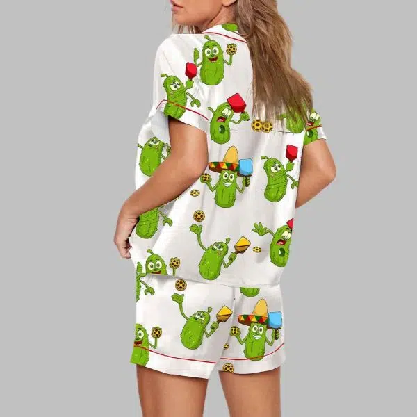 Pickleball Cartoon Pajama Set 4