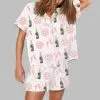 Pickleball Champagne Pajama Set 2