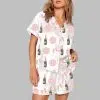 Pickleball Champagne Pajama Set 3