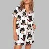 Ramen Cat Print Pajama Set 3