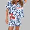 Sardine Fresh Art Print Pajama Set 2