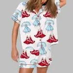 Sisters White Christmas Pajama Set