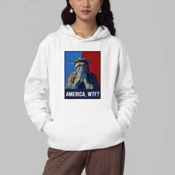 Statue of Liberty America WTF Shirt 3