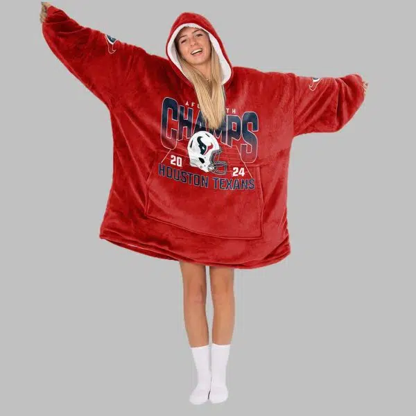 Texans Football Unisex Blanket Hoodie 3