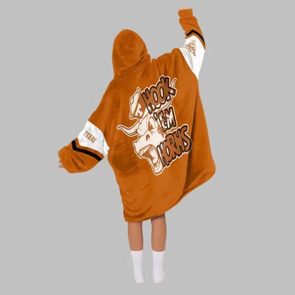 Texas Longhorns Football Unisex Blanket Hoodie 4