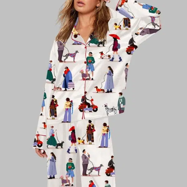 The Dog Walker Pajama Set 2